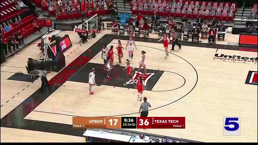 UTRGV Women's Basketball Falls at Texas Tech