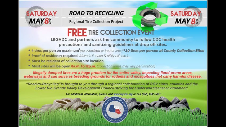 Hidalgo County tire collection event set for Saturday