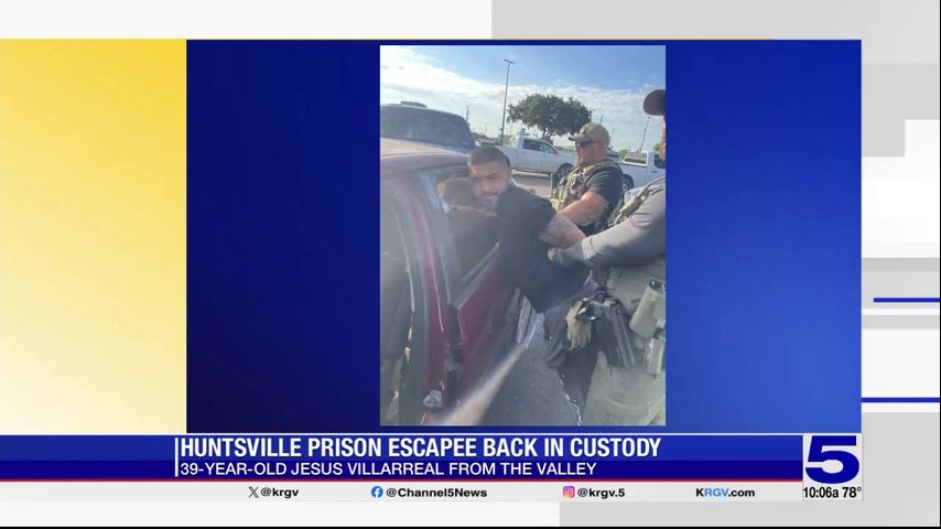 Valley man who escaped from Huntsville prison back in custody