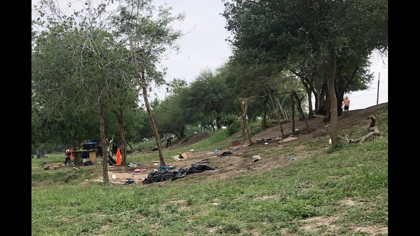 Mexico migrant camp tents torched across border from Texas