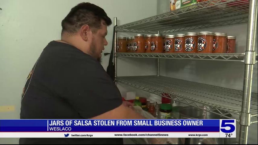 Jars of salsa stolen from Valley small business owner