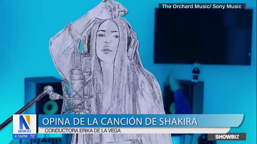 Aquí entre nos: Conductora de televisión opina sobre la canción de Shakira