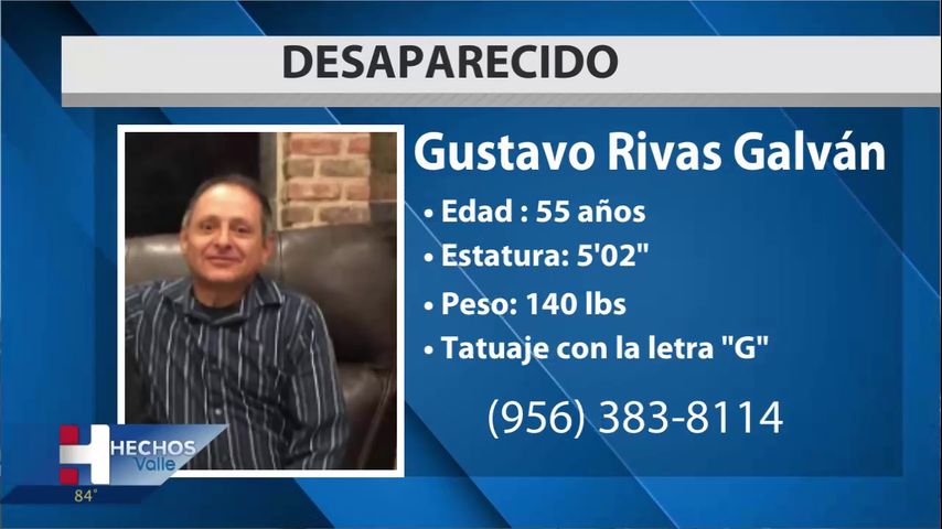 Autoridades buscan a hombre desaparecido