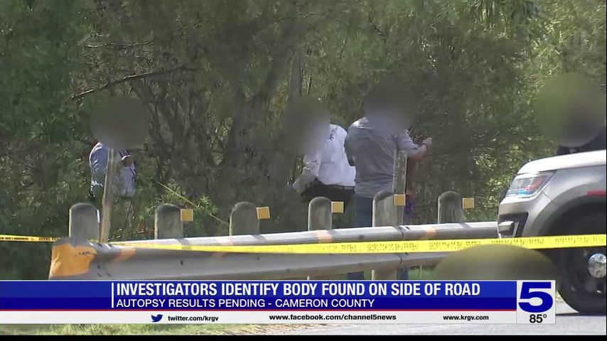 Sheriff: Body of man found on the side of the road near Brownsville identified