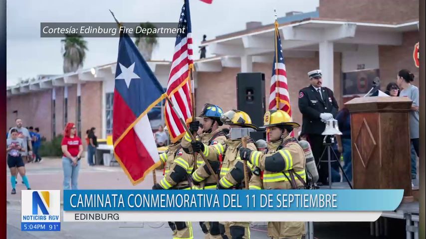 Edinburg realiza caminata conmemorativa del 11 de septiembre