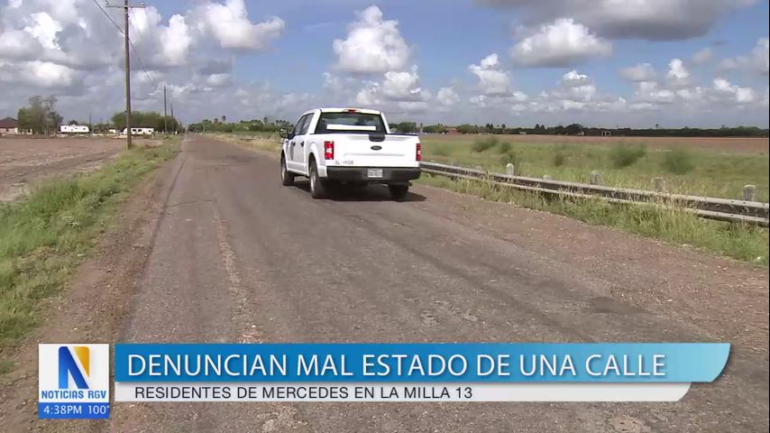 Residentes de Mercedes denuncian vías en mal estado
