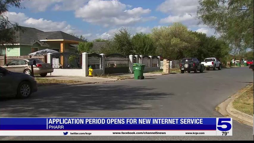 Application process opens for Pharr's new internet service program