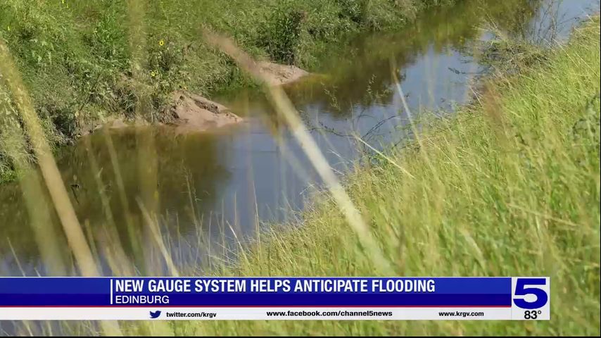 New gauge system helps anticipate flooding in Edinburg