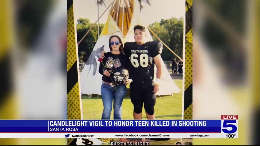 Santa Rosa ISD student killed in shooting to be honored with candlelight vigil