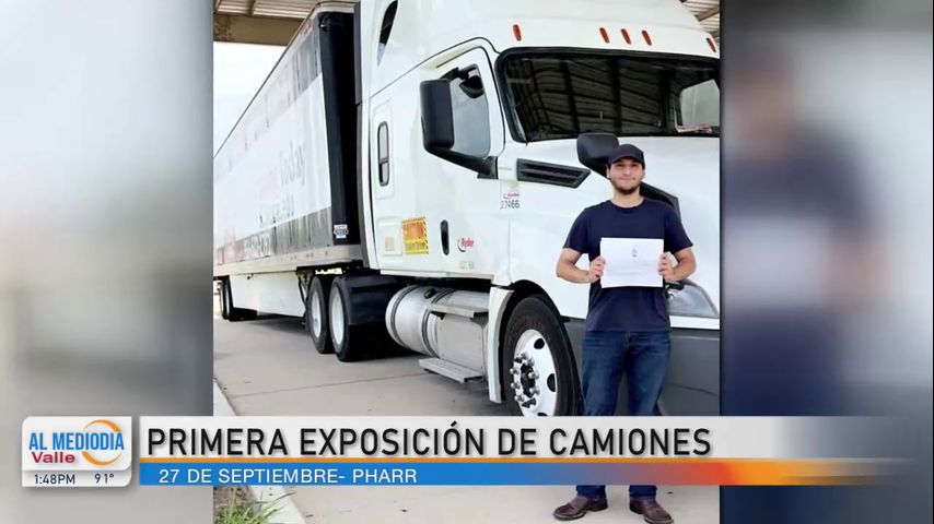 Realizan primera exposición de camiones en Pharr