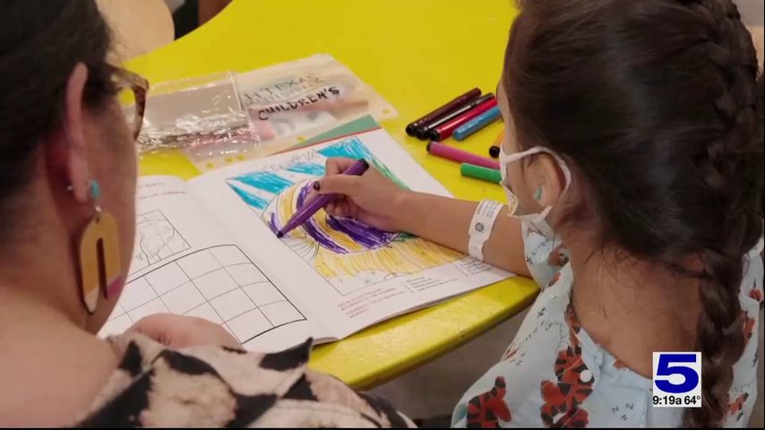 Coloring book created for STHS pediatric patients