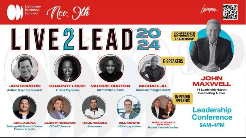 Live2Lead conference set for Saturday in Brownsville