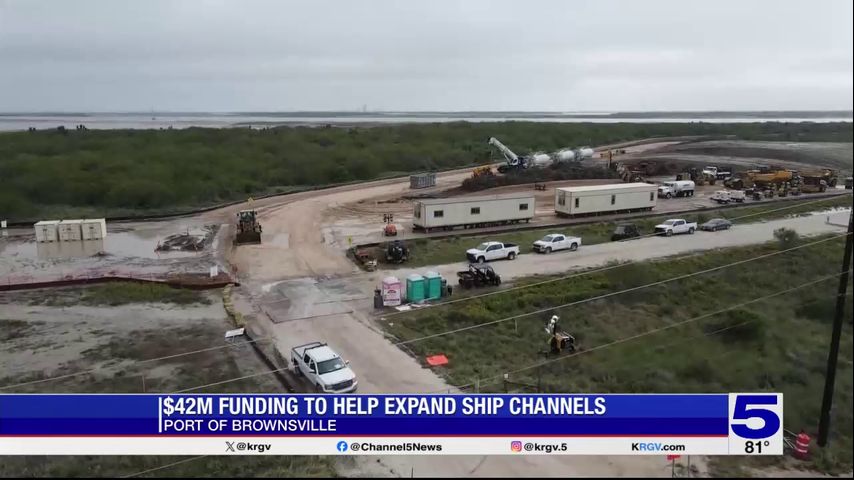 Port of Brownsville working to expand ship channel