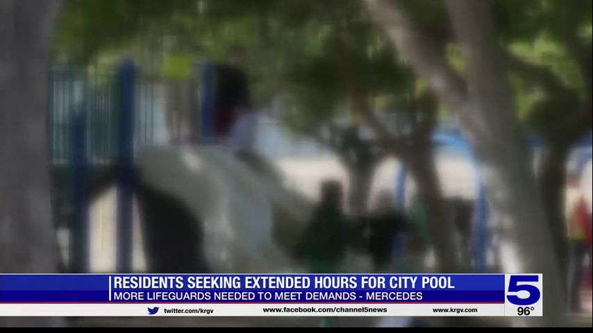 Mercedes community pool in need of lifeguards, residents wanting more pool days