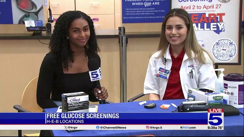 Heart of the Valley: HEB pharmacist demonstrates how fast, easy glucose screenings are