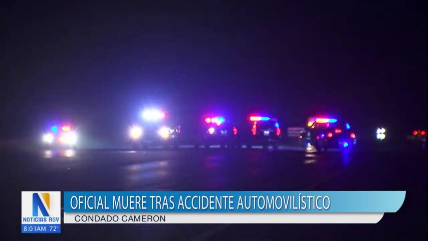 Agente policial del Precinto 1 del condado Cameron fallece tras accidente vehicular