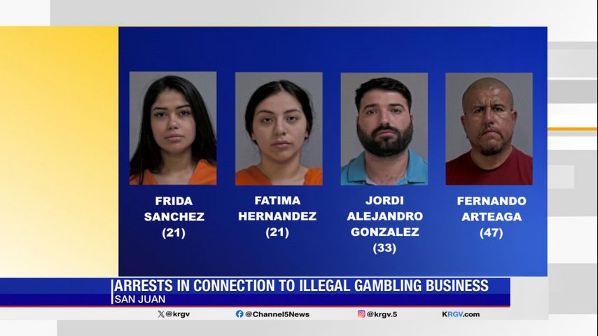 Four individuals arrested on illegal gambling charges in San Juan