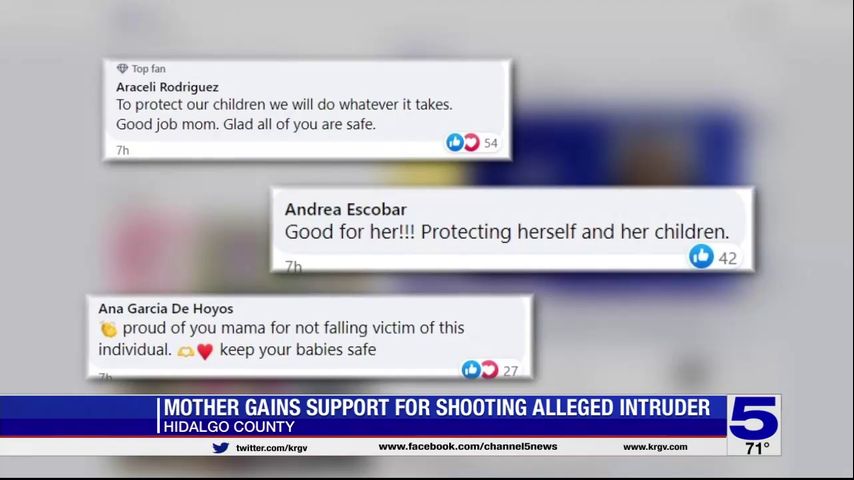 ‘She did what she had to do’: Valley mother gains support for shooting alleged intruder