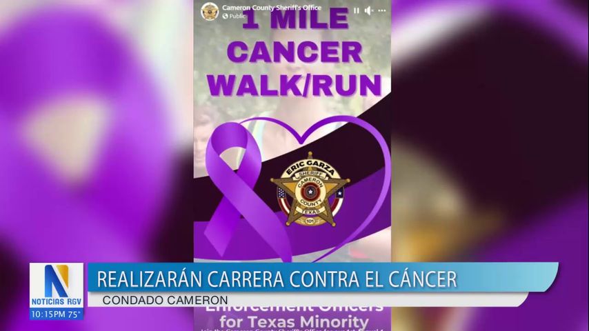 Realizarán carrera contra el cáncer en el condado Cameron