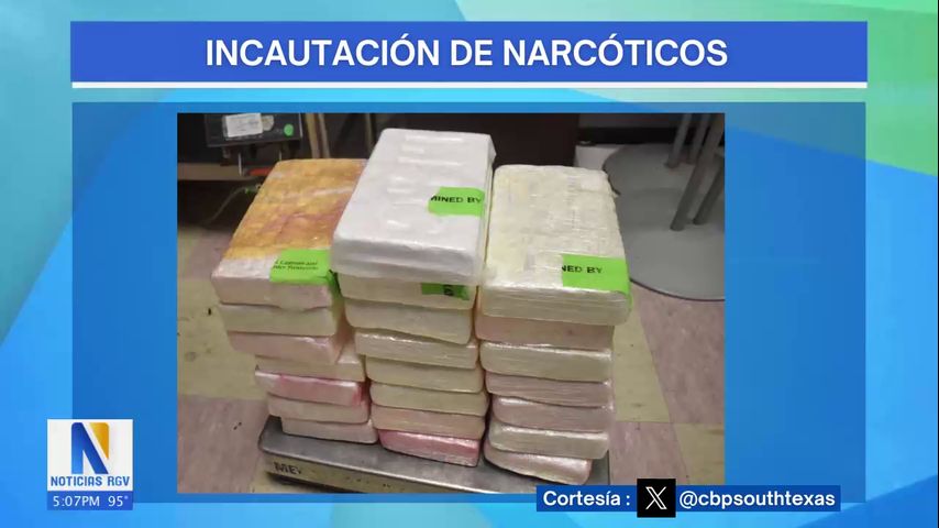 Patrulla fronteriza incautan 22 Paquetes de cocaína en el Puente Internacional de Brownsville