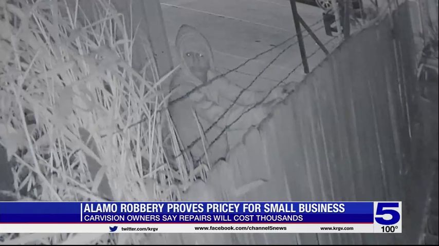 Repairs to small business in Alamo after robbery will cost thousands