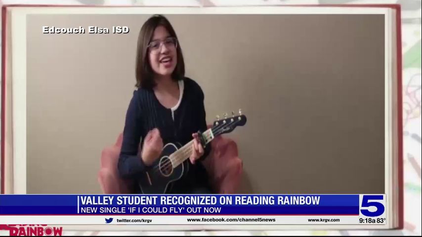 Valley student recognized on Reading Rainbow