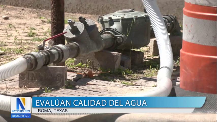 Autoridades evalúan calidad de agua en Roma