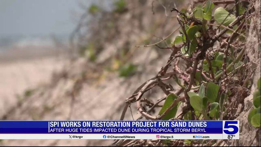 Cameron County seeking to restore dunes damaged by recent tropical storms