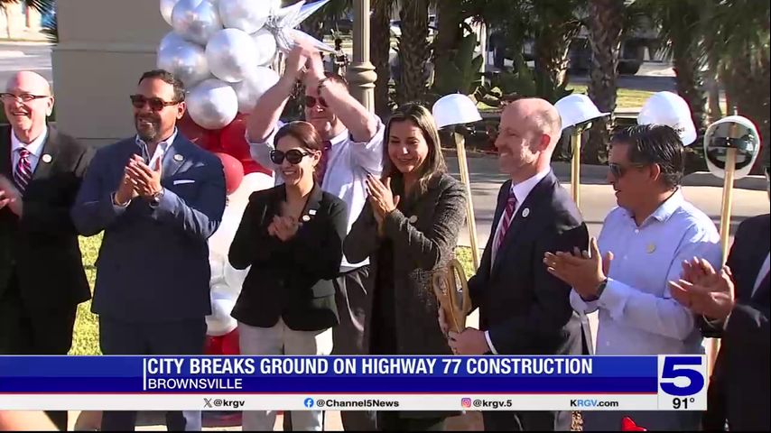 Brownsville breaks ground on Old Highway 77 reconstruction project