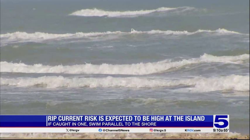 Risk of rip currents high at South Padre Island