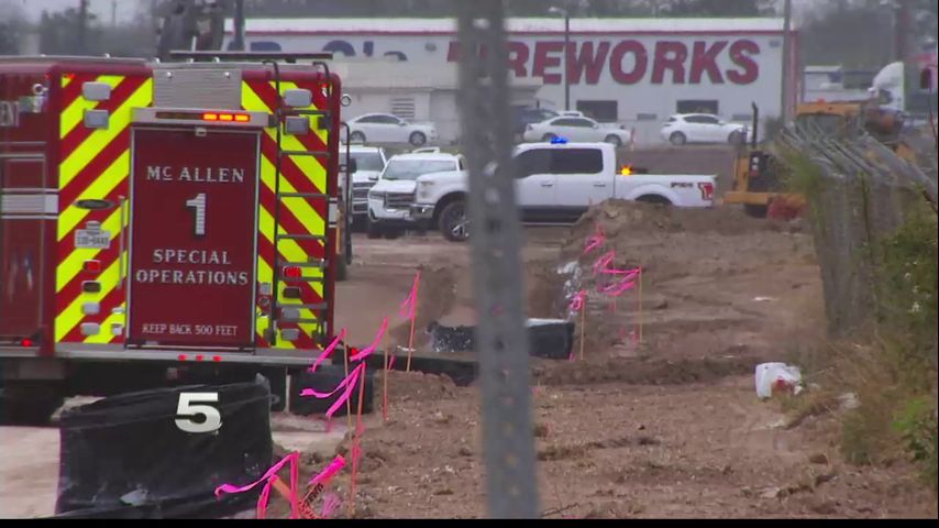 Repairs underway after road crew hit gas line in South McAllen