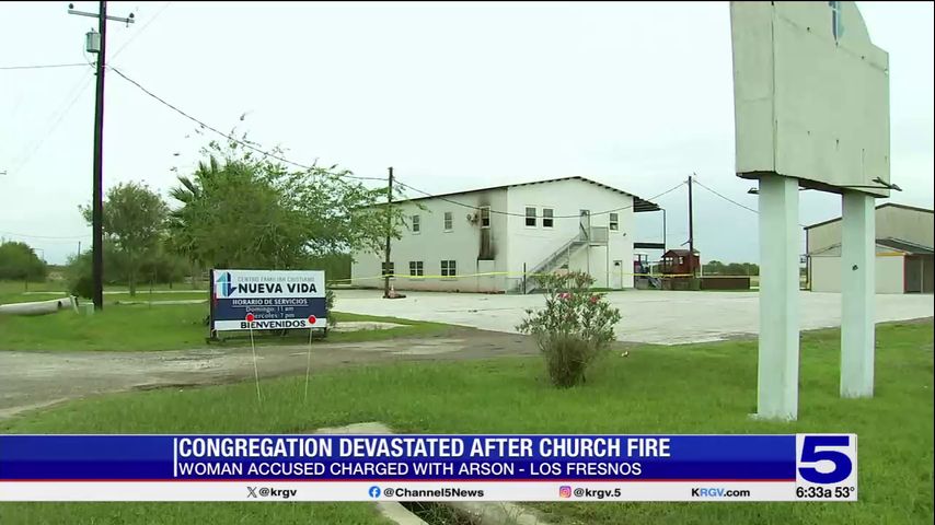 Congregation devastated after church fire in Los Fresnos