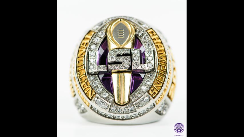 LSU unveils three championship rings after historic 2019 season