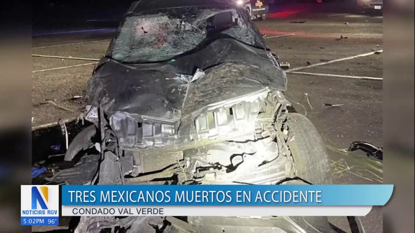 Tres mexicanos mueren en accidente durante persecución en Texas