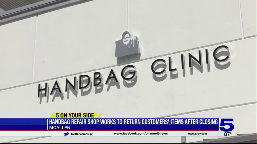 5 On Your Side Handbag repair shop working to return customers items