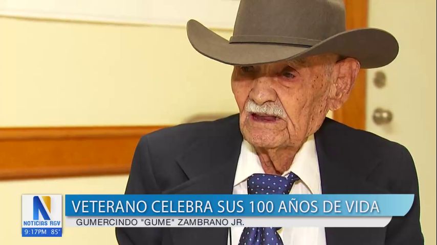 Veterano de guerra del Valle cumple 100 años de vida