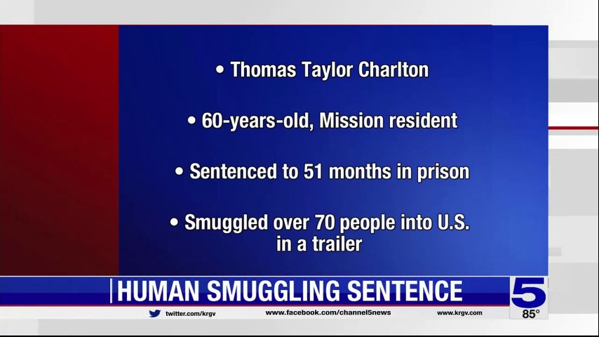 Mission man sentenced to federal prison for human smuggling