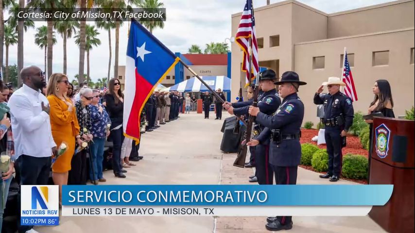 Policía de Mission realiza evento de conmemoración para los oficiales caídos