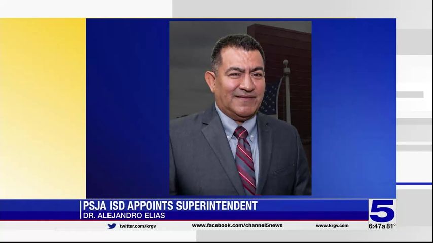 PSJA Independent School District names new superintendent