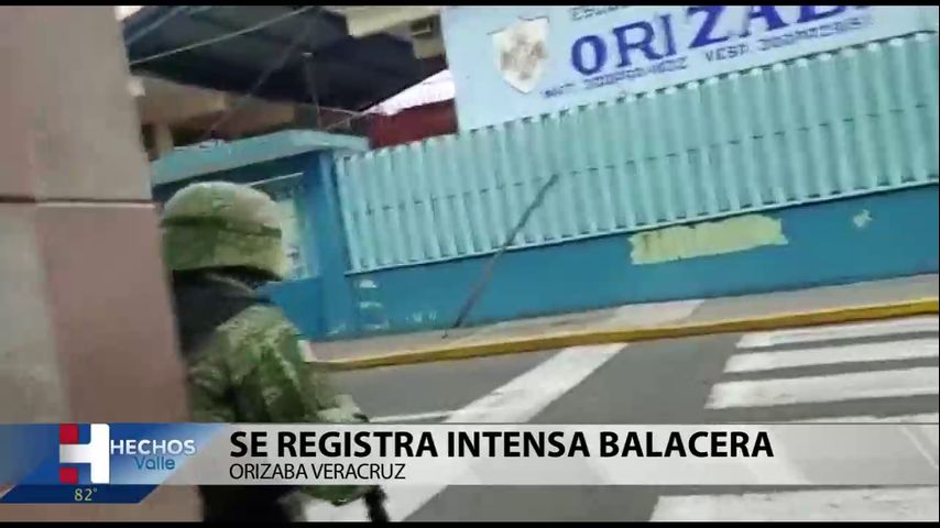 Se registra balacera en Veracruz