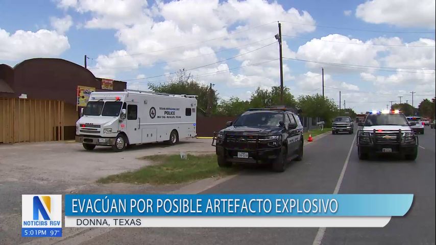 Policía de Donna encuentra artefacto explosivo en residencia, persona de interés identificada