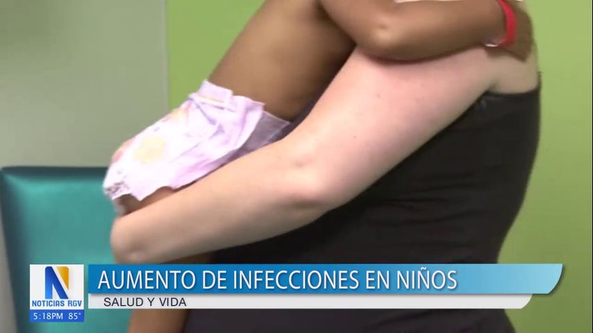 Doctores reportan aumentos en infecciones respiratorias en niños