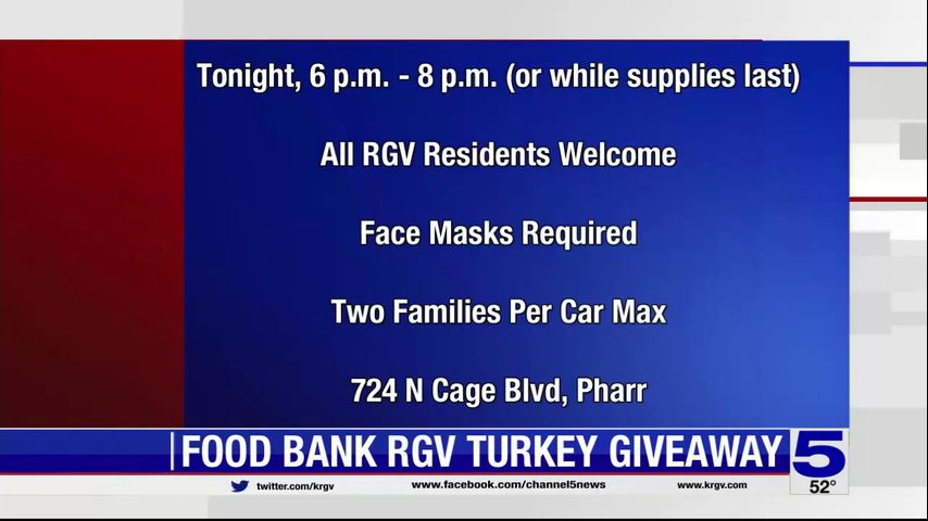 Food Bank of the Rio Grande Valley hosting food drive event