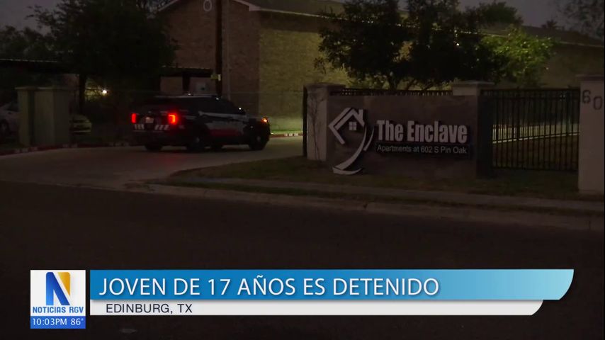 Joven de 17 años detenido tras tiroteo mortal en Edinburg