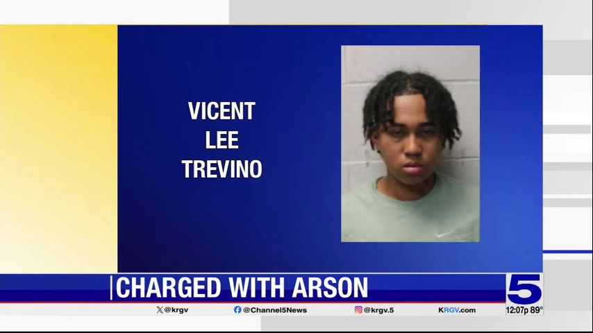Harlingen car fire suspect in custody