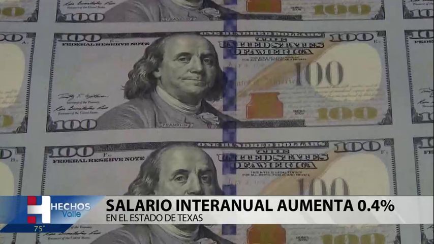 Se aumenta el salario interanual en el estado de Texas