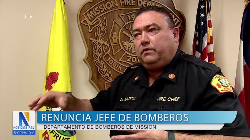 Renuncia el jefe de bomberos de Mission