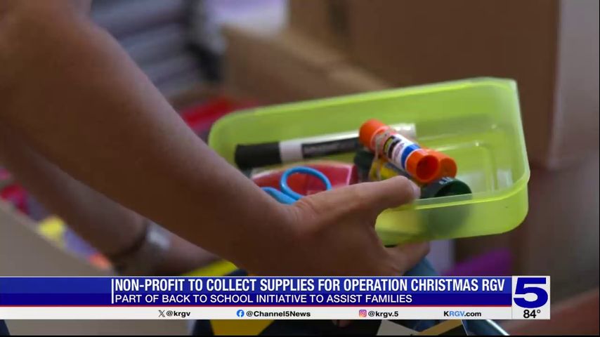 Operation Christmas RGV collecting school supplies to assist families