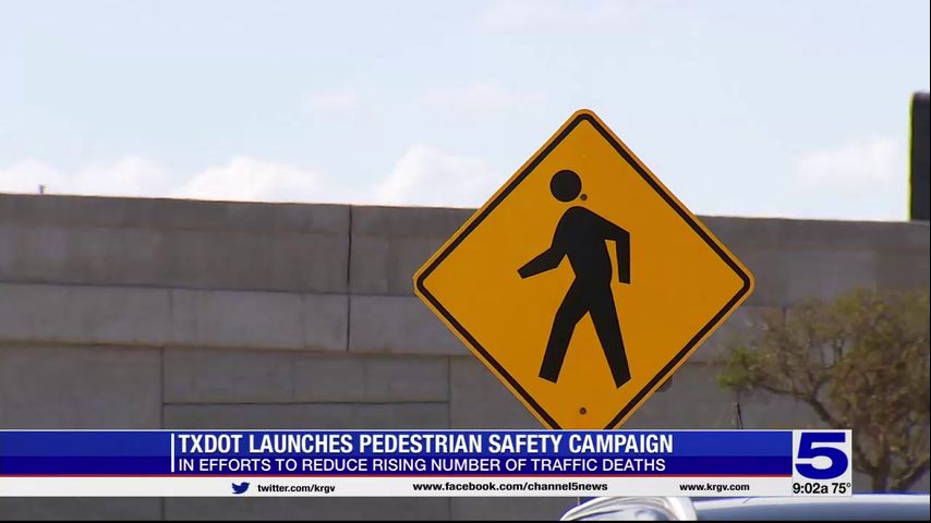 TXDOT launches pedestrian safety campaign