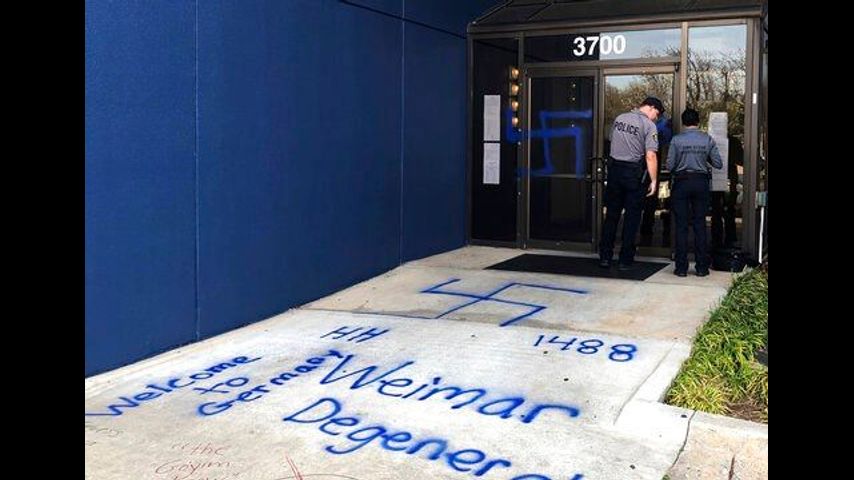 Oklahoma Democratic Party office defaced with racist remarks